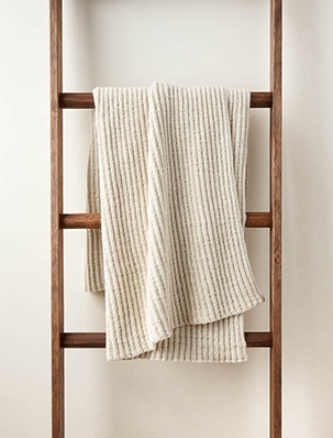 No-Purl Ribbed Blanket | Purl Soho