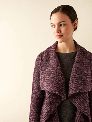 Ridgeline Wrap Cardigan | Purl Soho