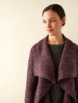 Ridgeline Wrap Cardigan | Purl Soho