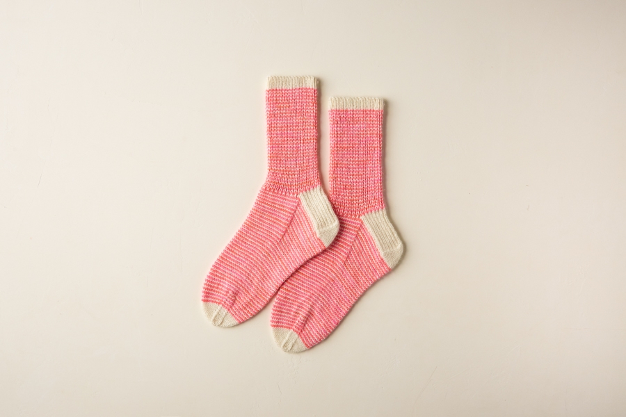 Striped Crew Socks In Pocket Posy | Purl Soho