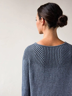 Faceted Yoke Pullover | Purl Soho