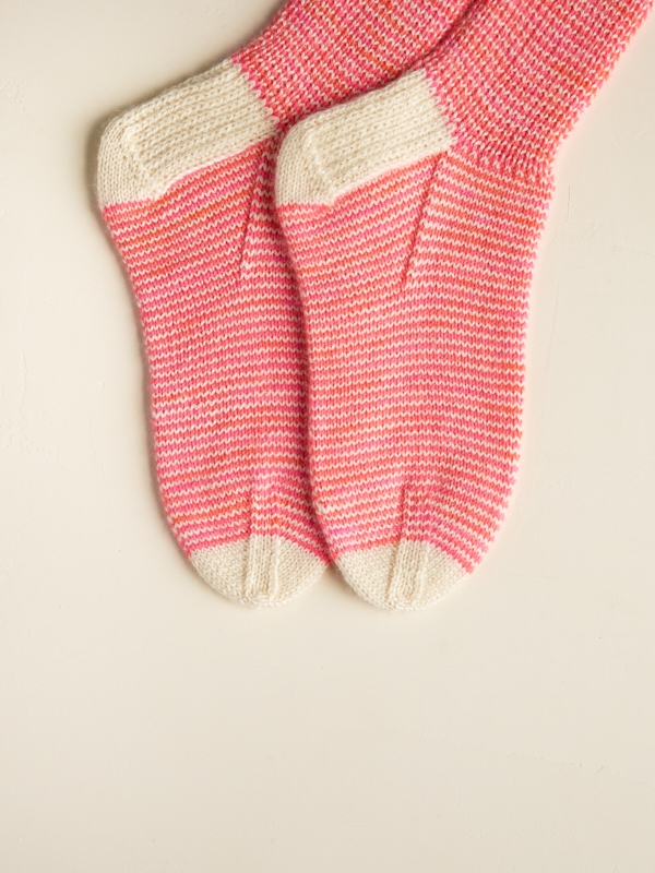 Striped Crew Socks In Pocket Posy | Purl Soho