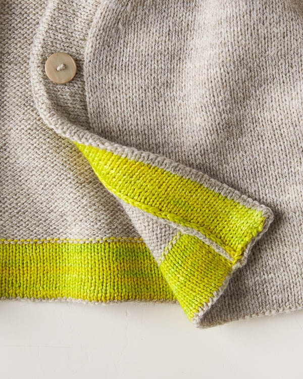 Two-Tone Banded Cardigan | Purl Soho