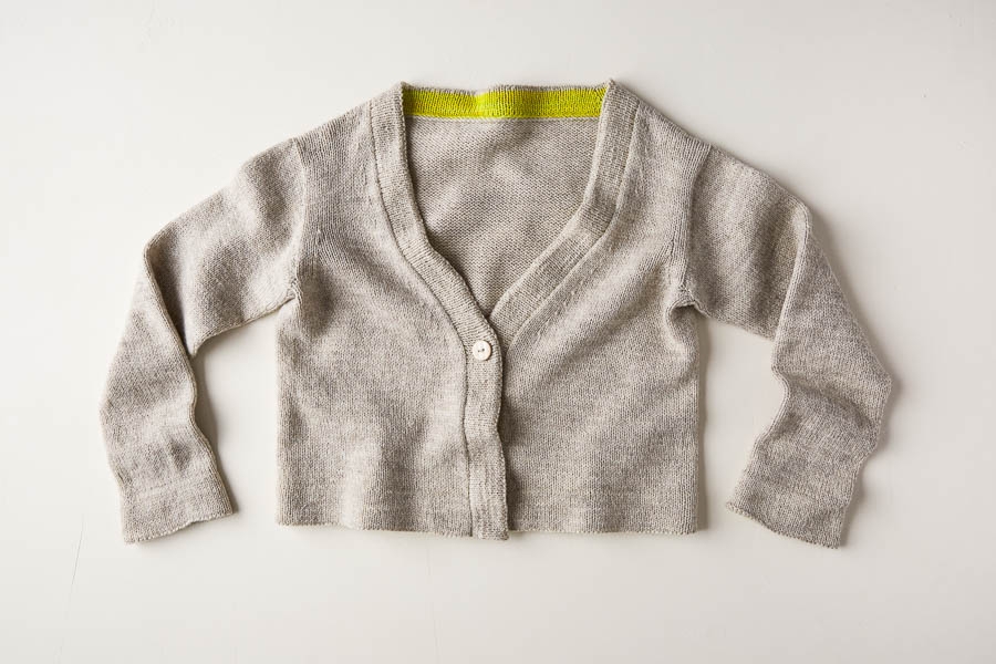 Two-Tone Banded Cardigan | Purl Soho