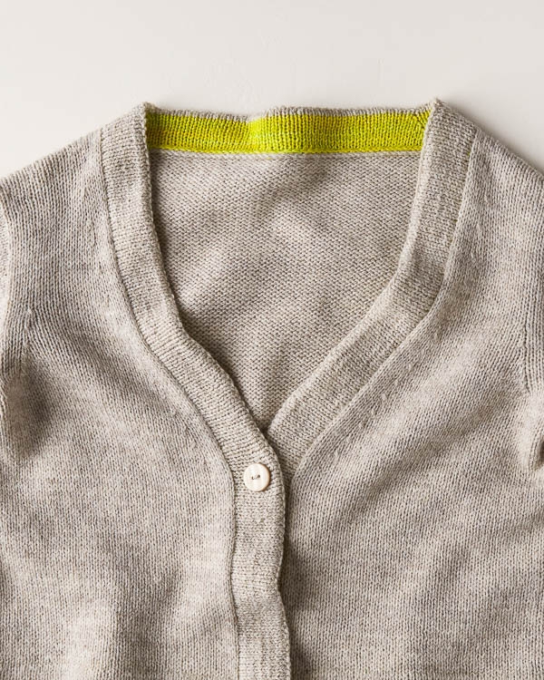 Two-Tone Banded Cardigan | Purl Soho