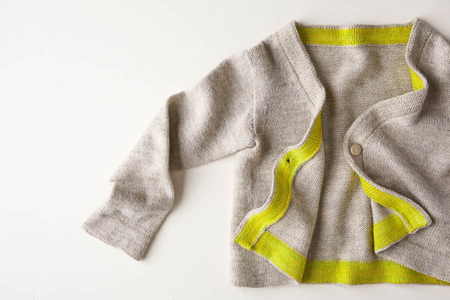 Two-Tone Banded Cardigan | Purl Soho