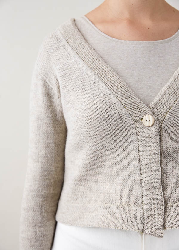 Two-Tone Banded Cardigan | Purl Soho