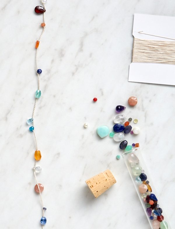 Floating Gemstones Necklace | Purl Soho