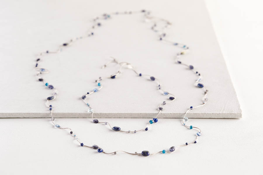 Floating Gemstones Necklace | Purl Soho