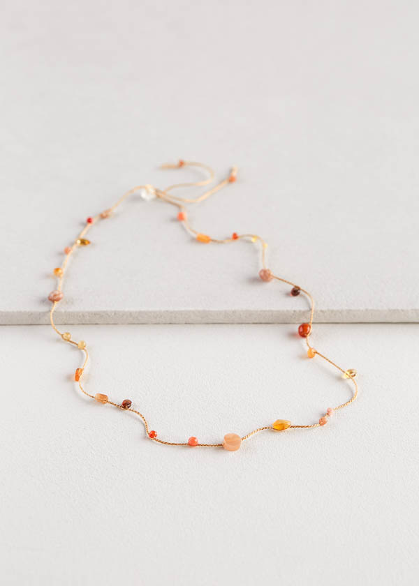 Floating Gemstones Necklace | Purl Soho