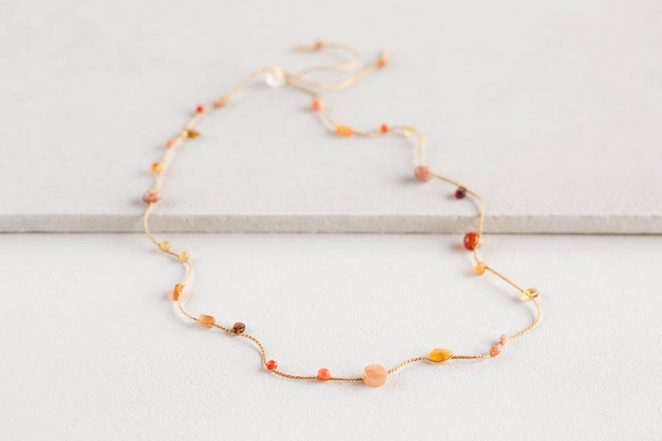 Floating Gemstones Necklace | Purl Soho