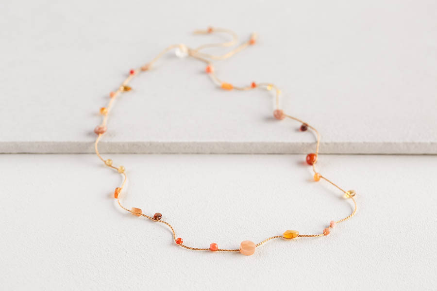 Floating Gemstones Necklace | Purl Soho