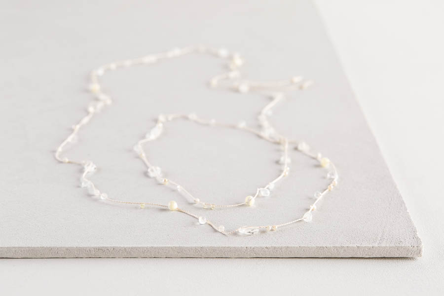 Floating Gemstones Necklace | Purl Soho