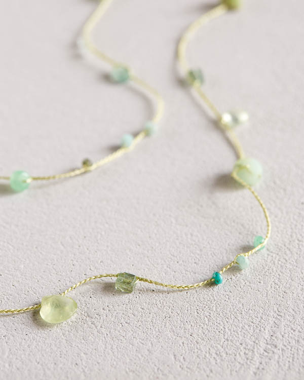 Floating Gemstones Necklace | Purl Soho