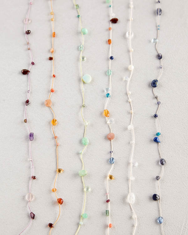 Floating Gemstones Necklace | Purl Soho