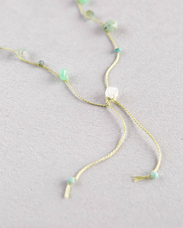 Floating Gemstones Necklace | Purl Soho