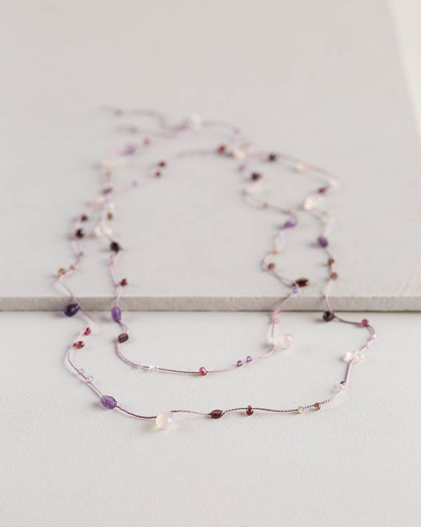 Floating Gemstones Necklace | Purl Soho