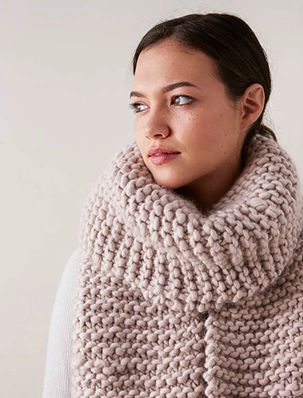 Giant Garter Scarf | Purl Soho