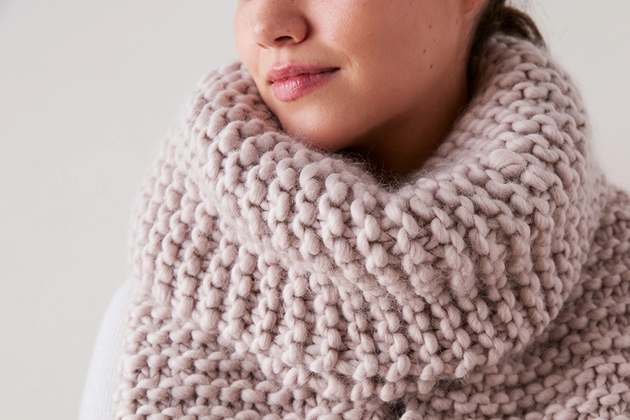 Giant Garter Scarf | Purl Soho