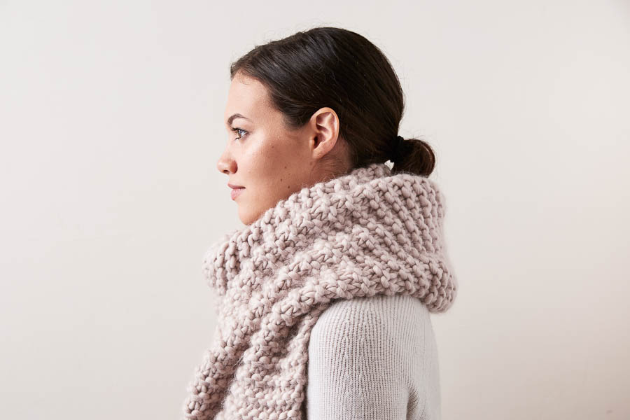 Giant Garter Scarf | Purl Soho