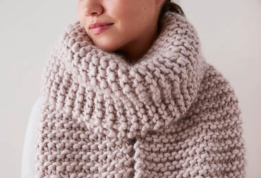 Giant Garter Scarf