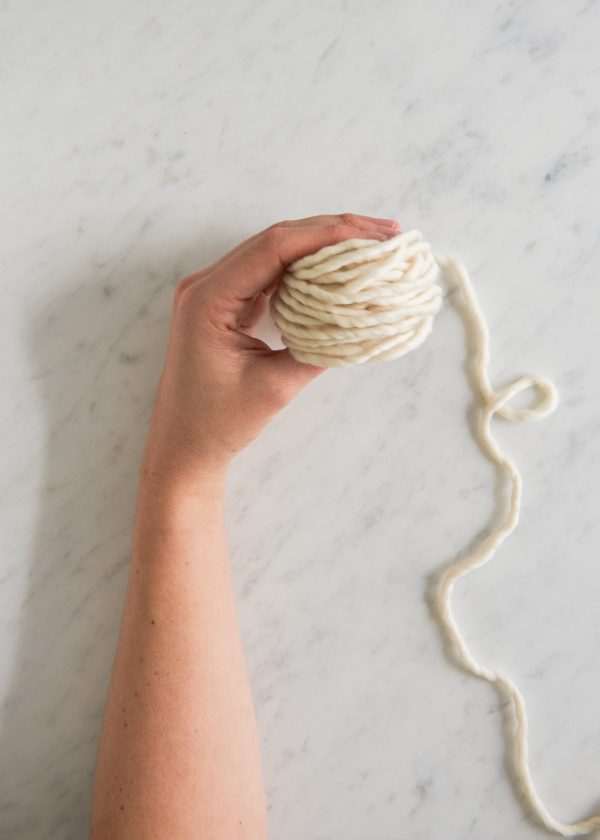 Winding a Skein into a Ball - Purl Soho