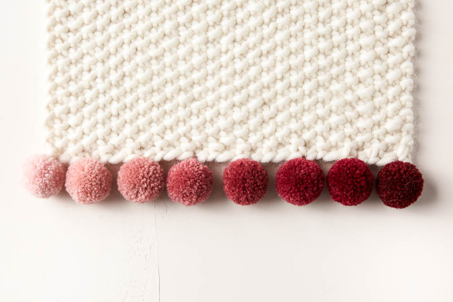 Pom Pom Trim Scarf | Purl Soho