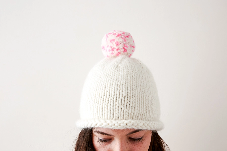 Speckled Pom Pom Hat | Purl Soho