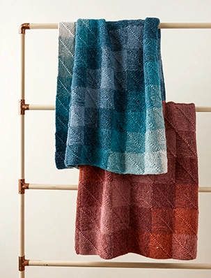 Mitered Corner Blanket | Purl Soho