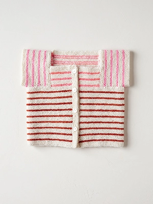 Little Baby Sweater In Posy | Purl Soho