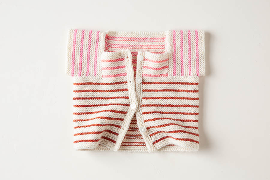 Little Baby Sweater In Posy | Purl Soho