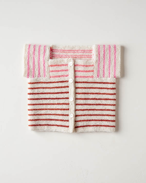 Little Baby Sweater In Posy | Purl Soho