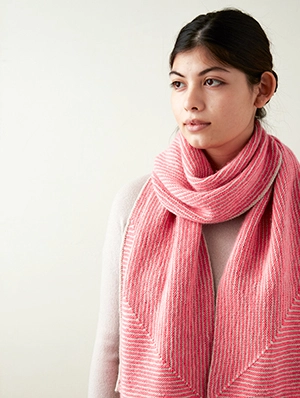 Little Mitered Stripes Scarf | Purl Soho