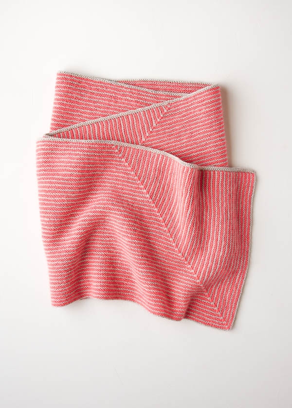 Little Mitered Stripes Scarf | Purl Soho