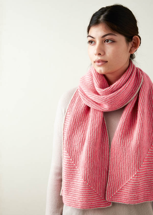 Little Mitered Stripes Scarf | Purl Soho