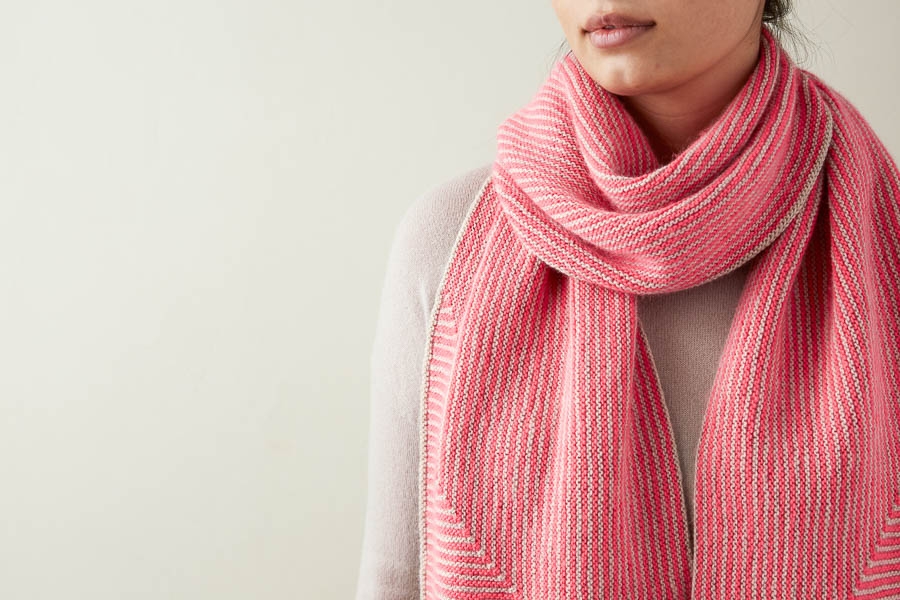 Little Mitered Stripes Scarf | Purl Soho