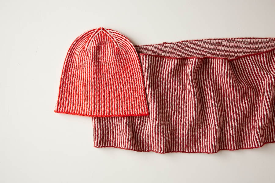 Corrugated Hat + Cowl | Purl Soho