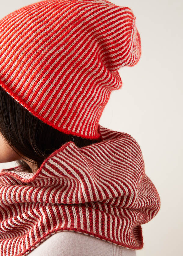 Corrugated Hat + Cowl | Purl Soho