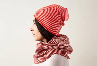 Corrugated Hat + Cowl