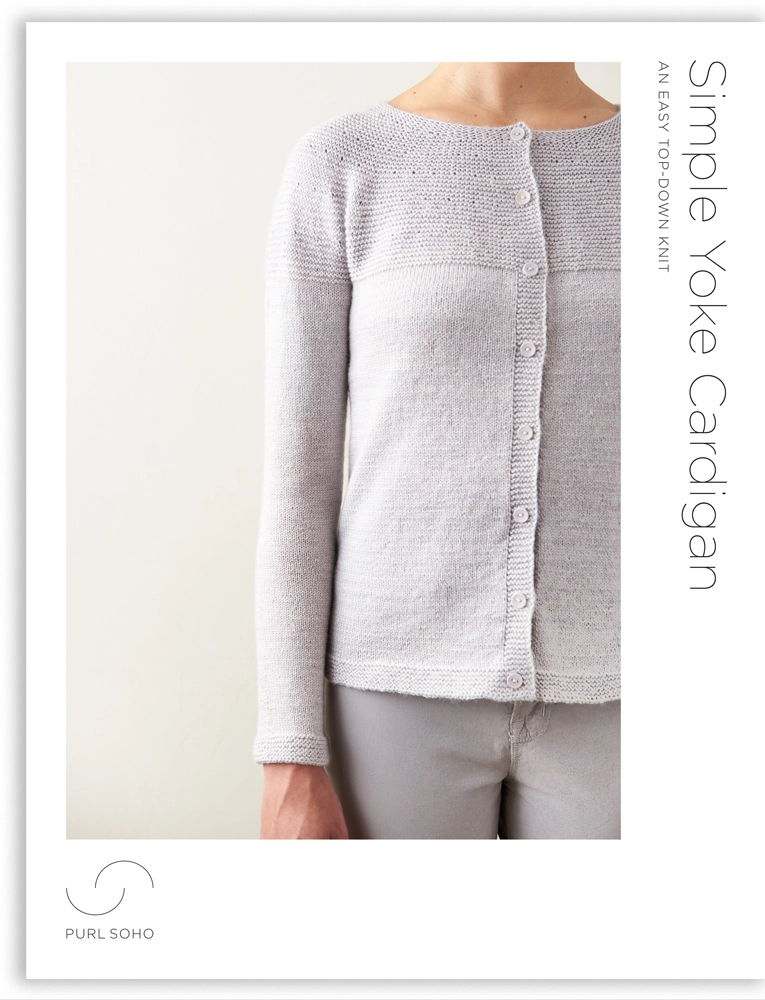 Simple Yoke Cardigan | Purl Soho