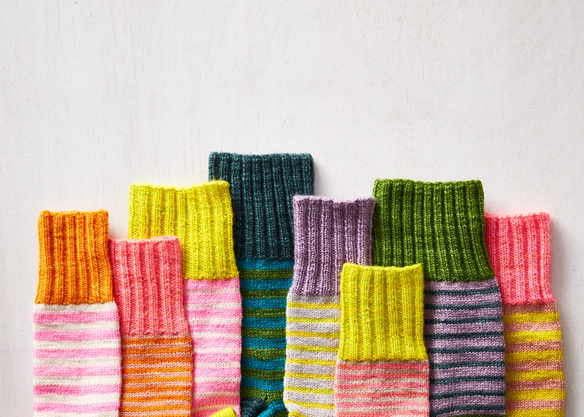 Stripey Socks For Cri Du Chat Awareness | Purl Soho