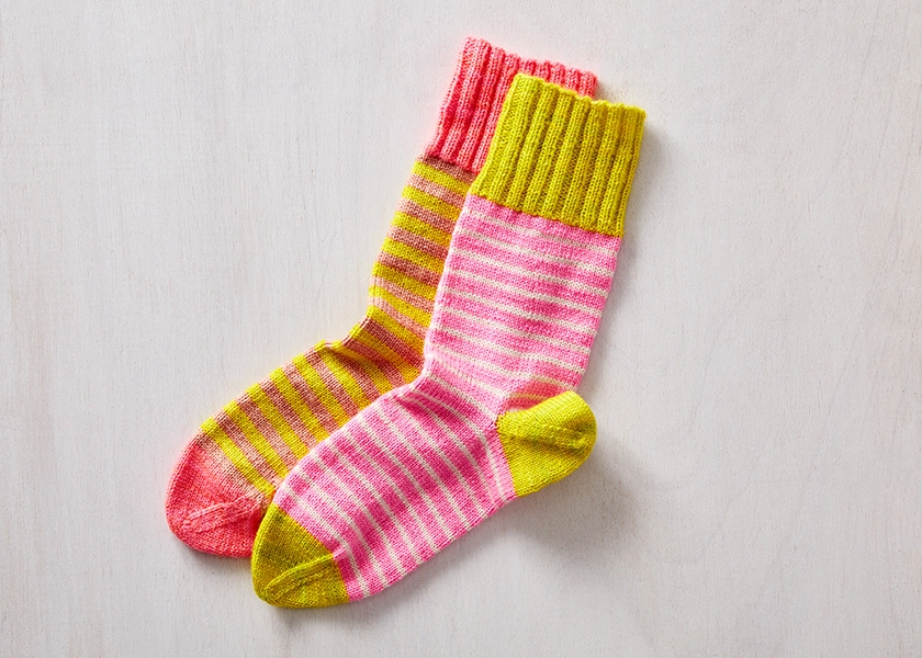 Stripey Socks For Cri Du Chat Awareness | Purl Soho