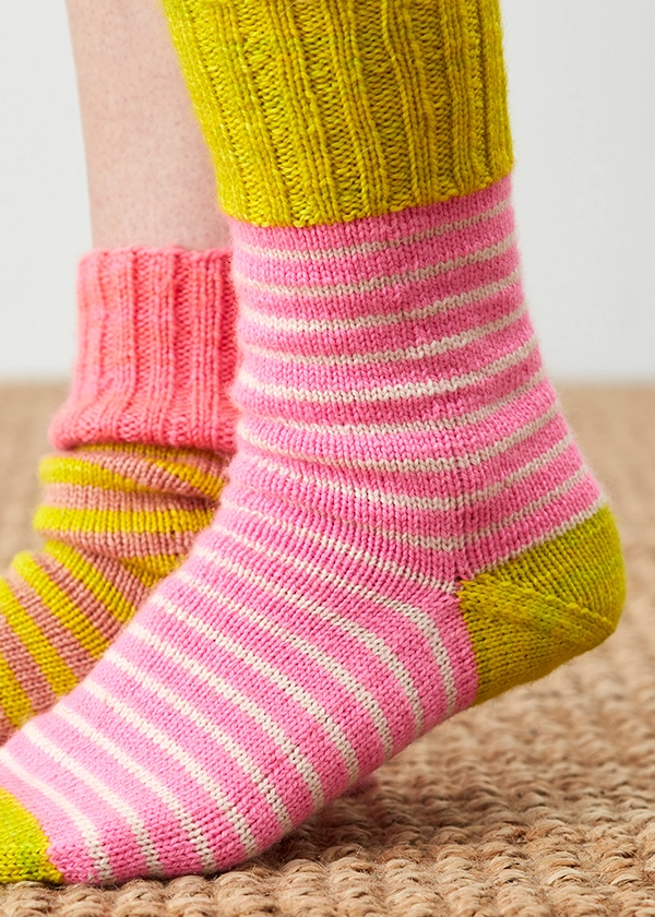 Stripey Socks For Cri Du Chat Awareness | Purl Soho