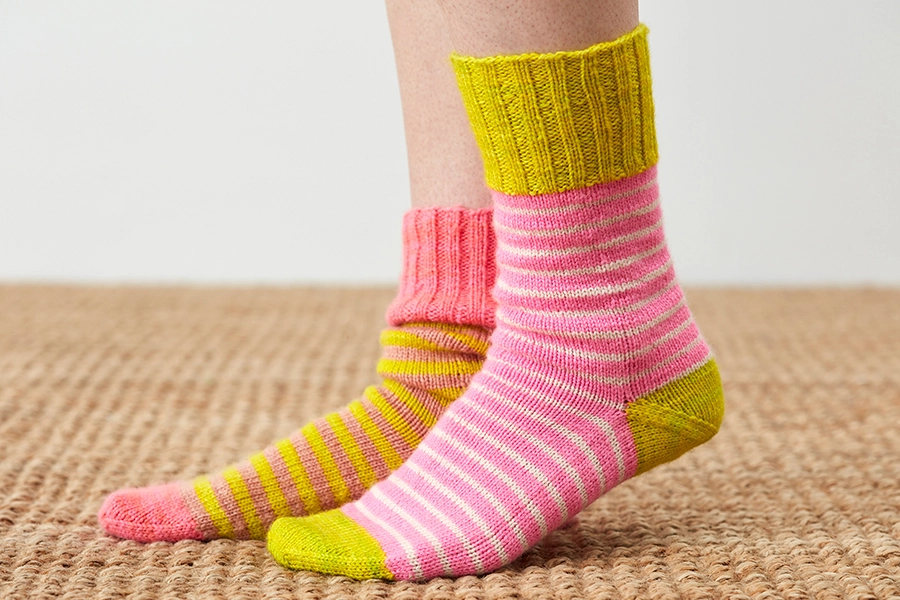 Stripey Socks For Cri Du Chat Awareness | Purl Soho