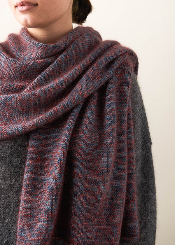 Elementary Wrap in Posy + Tussock | Purl Soho