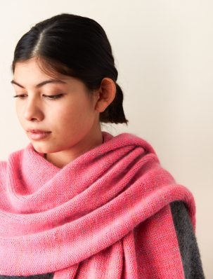 Elementary Wrap in Posy + Tussock | Purl Soho