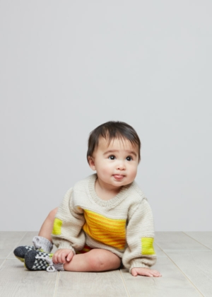 DEGEN For Purl Soho: City Block Sweater + Vintage Taxi Booties | Purl Soho