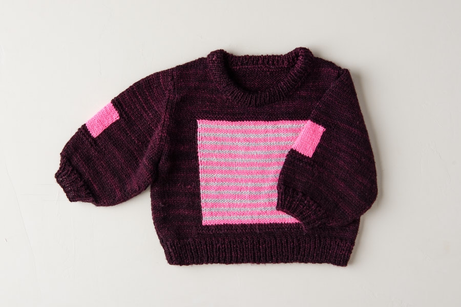 DEGEN For Purl Soho: City Block Sweater + Vintage Taxi Booties | Purl Soho