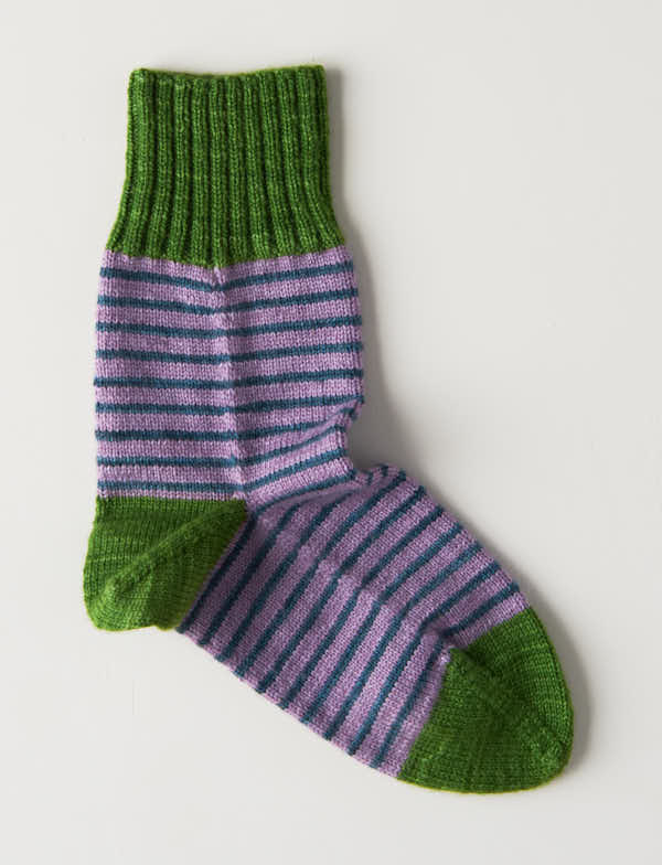 Stripey Socks For Cri Du Chat Awareness | Purl Soho