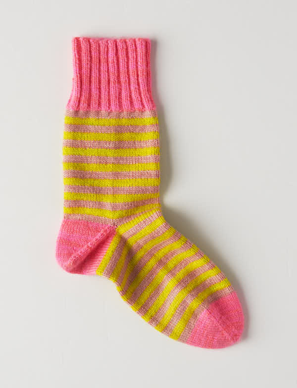 Stripey Socks For Cri Du Chat Awareness | Purl Soho